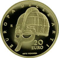 (№2010km335) Монета Италия 2010 год 20 Euro (Европа Арт - Элмо Вендель, Швеция)