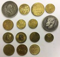 Набор копий монет (15 шт.) Россия Разные года год    UNC