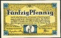 (№1919) Банкнота Германия 1919 год "50 Pfennig"