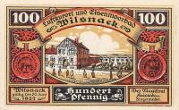 (№1922) Банкнота Германия 1922 год "100 Pfennig"