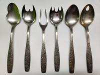Набор столовых приборов 6 предметов мельхиор Кольчугино СССР
