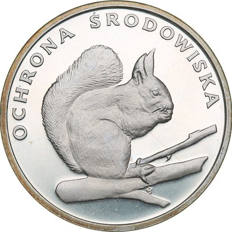 (1985) Монета Польша 1985 год 500 злотых &quot;Белка&quot;   PROOF