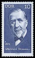 (1971-015) Марка Германия (ГДР) "Генрих Манн"    Известные личности III Θ