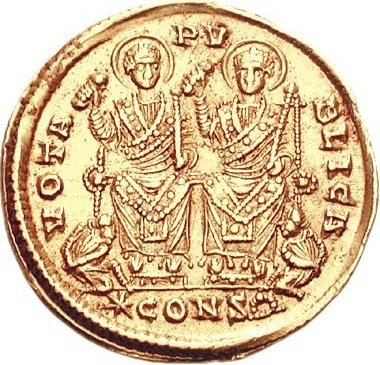 (№ (Без даты) ) Монета Римская империя 1970 год 1 Solidus