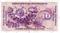 (№1965P-45k.2) Банкнота Швейцария 1965 год "10 Franken/Francs/Franchi" (Подписи: Brenno Galli  R)