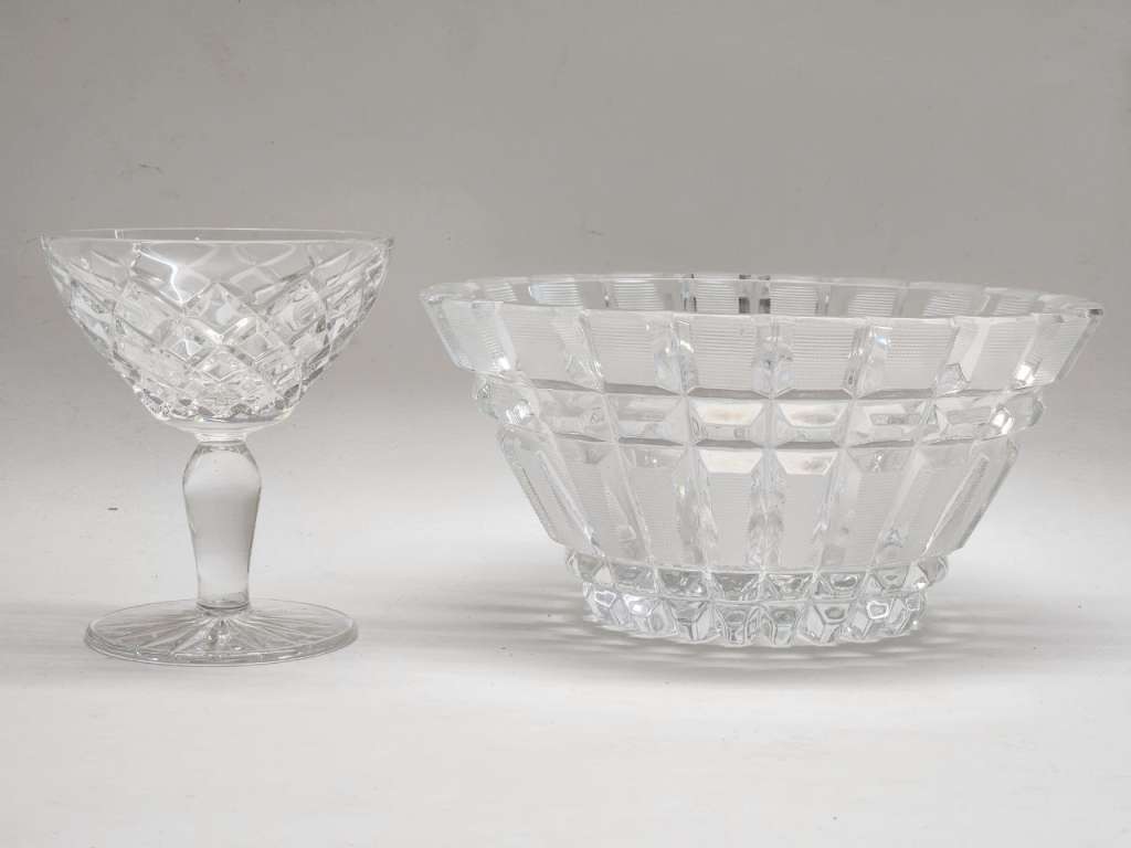 Салатник и креманка-конфетница хрусталь СССР
