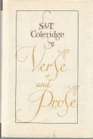 Книга Verse and Prose 1981 S. Coleridqe Москва Твёрд обл + суперобл 456 с. Без илл.