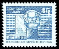 (1980-031) Марка Германия (ГДР) "Карл-Маркс-Штадт"    Достопримечательности ГДР III Θ
