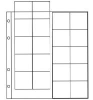 Лист в альбом Numis на 20 монет, скользящий. Упаковка (10 шт.). СомС, #1921028