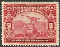 (№1929-238) Марка Гондурас 1929 год "Нью-Йорк, Гондурас от L'Гарай", Гашеная