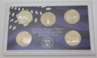 (2000s, 5 м., Штаты) Набор США 2000 год  Годовой набор  PROOF