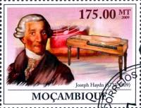 (№2009-3398) Марка Мозамбик 2009 год "200-летию Иосифа Haydn17321809", Гашеная