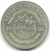 () Монета Либерия 2006 год 5 долларов ""   AU