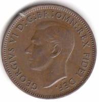 (1952) Монета Великобритания 1952 год 1 фартинг "Крапивник"  Бронза  XF