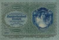 (№1922P-81) Банкнота Австрия 1922 год "100,000 Kronen"
