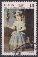 (1977-006) Марка Куба "Ф. Ксавьера Паула"    Музей в Гаване III Θ