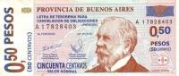 (№2002P-S2309) Банкнота Аргентина 2002 год "50 Centavos"