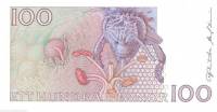(,) Банкнота Швеция 1992 год 100 крон "Карл Линней"   UNC