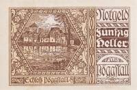 (№1920) Банкнота Австрия 1920 год "50 Heller"