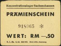 (№1943) Банкнота Германия 1943 год "0.50 Reichsmark"