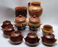 Горшочки для запекания 8 шт Кувшин и Кашпо керамика