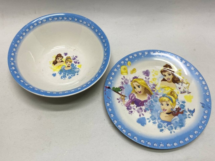 Тарелка детская 2 шт Дисней