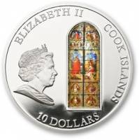 (2010) Монета Острова Кука 2010 год 10 долларов "Небесные окна"  Серебро Ag 999  PROOF