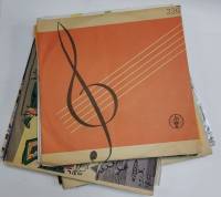 Набор патефонных пластинок (30 шт) , Разные исполнители Разные страны 250 мм. (сост. на фото)