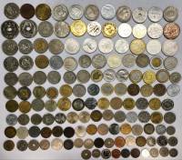 Набор иностранных монет 140 штук