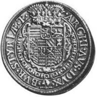 (№1657km1003) Монета Австрия 1657 год 1 Thaler