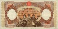 (№1955P-89c.3) Банкнота Италия 1955 год "10,000 Lire" (Подписи: Menichella and Boggione)