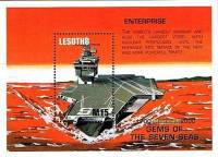 (№1999-158) Блок марок Лесото 1999 год "Энтерпрайз", Гашеный