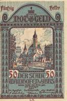 (№1920) Банкнота Австрия 1920 год "50 Heller"