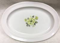 Блюдо "Цветы", стекло, СССР (сост. на фото)