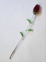 Сувенир Роза с лепестками 21,5 см хрусталь  Австрия новый