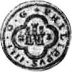 (№1631km105) Монета Испания 1631 год 1 Maravediacute; (Сеговия Acueduct)