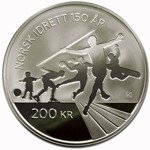 () Монета Норвегия 2011 год 200  ""   Биметалл (Серебро - Ниобиум)  UNC