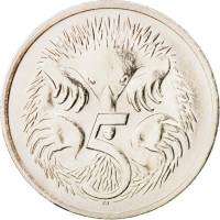 () Монета Австралия 1966 год 5  ""   Медь-Никель  UNC
