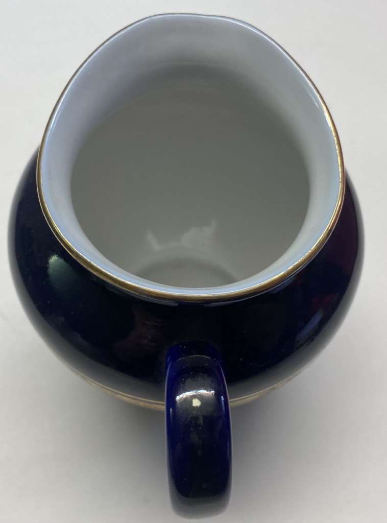 Молочник + чашка кобальт позолота ЛФЗ 