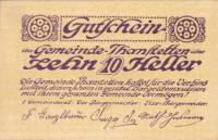 (№1920) Банкнота Австрия 1920 год "10 Heller"