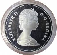 (1935) Монета Канада 1982 год 1 доллар   Серебро (Ag)  UNC