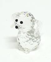 Сувенир "Щенок", 4*4,5 см, хрусталь Asfour, Египет, новый