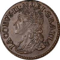 (№1689km93) Монета Ирландия 1689 год 6 Pence
