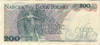 (1976) Банкнота Польша 1976 год 200 злотых "Ярослав Домбровский"   UNC