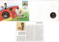 (1994) Монета Экваториальная Гвинея 1994 год 1000 франков КФА "ЧМ по Футболу США 1994"  Медь-Никель 