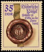 (1984-046) Марка Германия (ГДР) "Шустер, Колин"    Печати гильдии II Θ