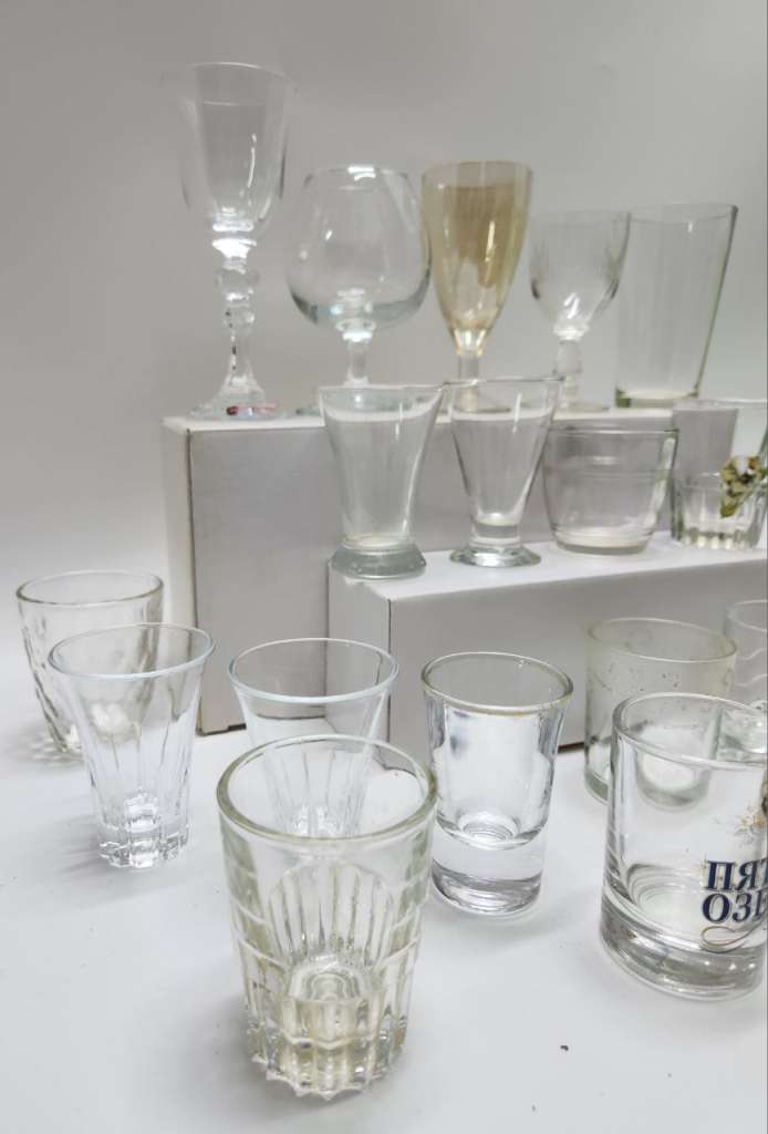 Рюмки стопки разные 22 штуки