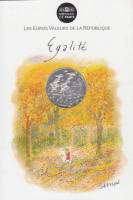 (2014) Монета Франция 2014 год 10 евро "Равенство"  Осенний Серебро Ag 333  Буклет