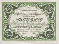 (№1920) Банкнота Австрия 1920 год "20 Heller"