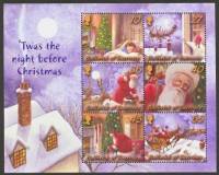 (№2003-35) Блок марок Гернси 2003 год "Рождество", Гашеный